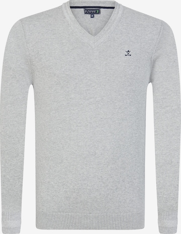 Sir Raymond Tailor Sweater 'Los Angeles' in Grey: front