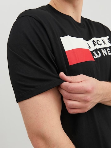 T-Shirt 'JJECorp' Jack & Jones Plus en noir