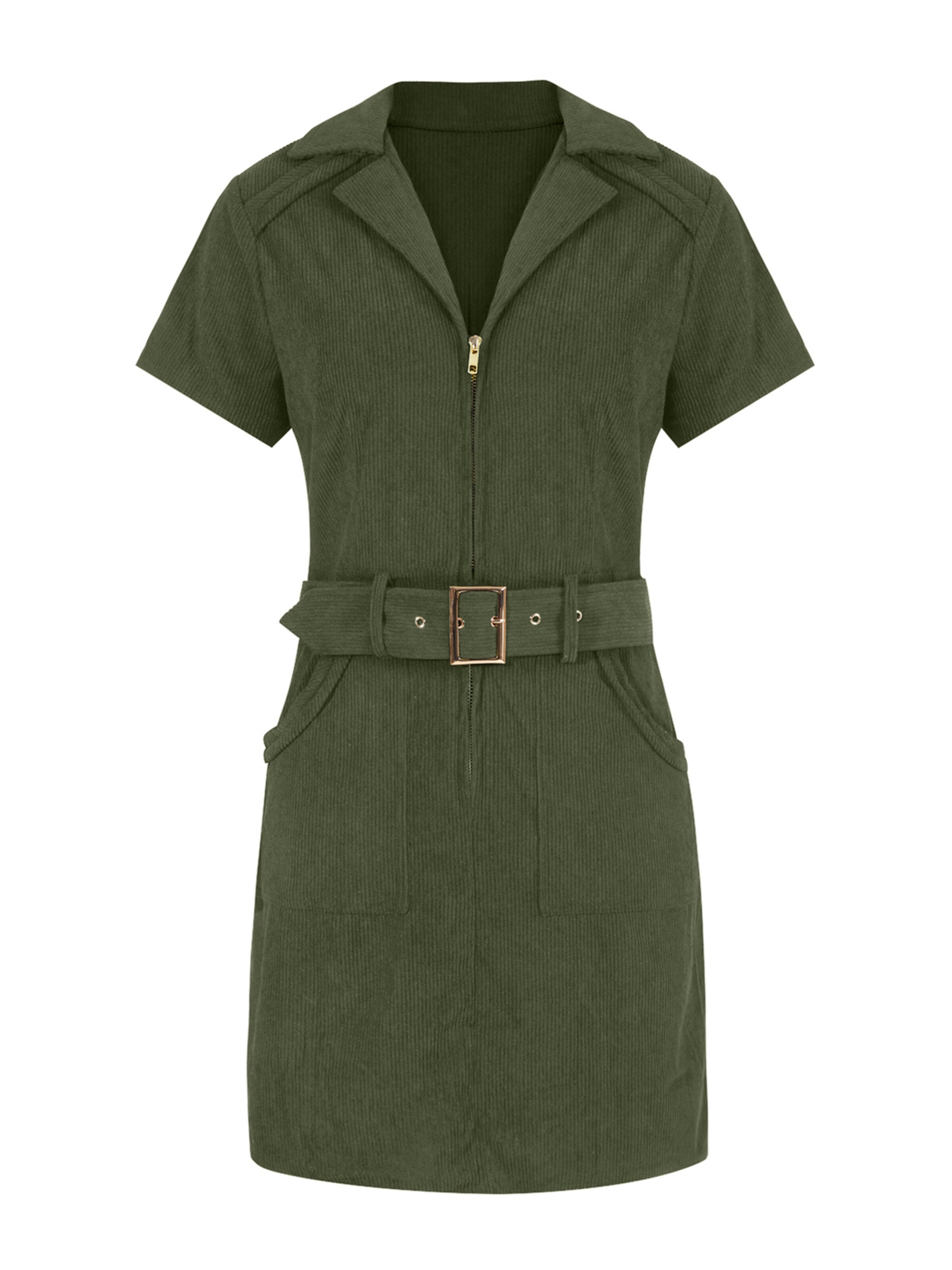 Imily Bela - Vestido en verde: frente