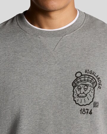 Lyle & Scott Sweatshirt 'Highlander' in Grijs