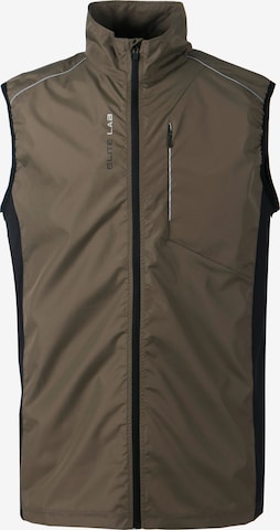 ELITE LAB Vest 'Shell X1' in Green: front