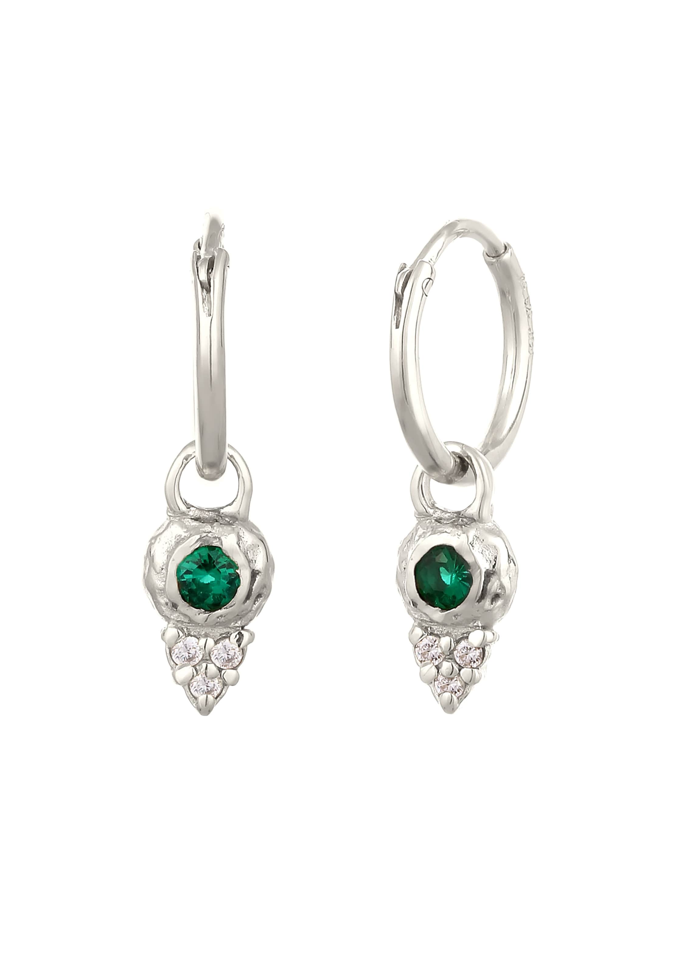 ELLI PREMIUM Oorbellen in Zilver: voorkant