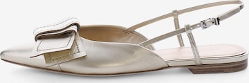 Kennel & Schmenger Ballet Flats with Strap 'GRETA' in Gold: front