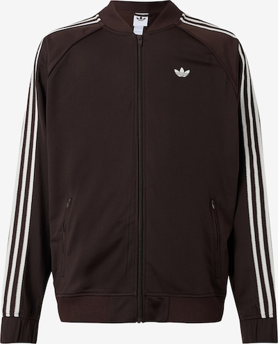 ADIDAS ORIGINALS Prijelazna jakna 'BRITCORE' u tamno smeđa / bijela, Pregled proizvoda