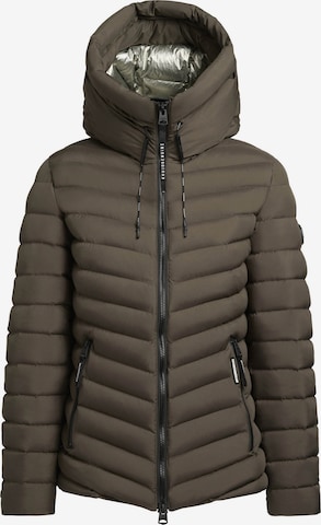 khujo Kurtka zimowa 'Pace' w kolorze zielony: przód