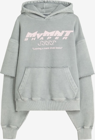 Bershka Sweatshirt in Grijs: voorkant