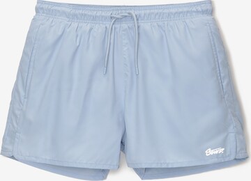 Pull&Bear Badeshorts i blå: forside