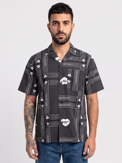 Camicia 'S/S Heart Bandana Shirt Heart Bandana Print, Black' in S Carhartt WIP di colore nero, Visualizzazione prodotti