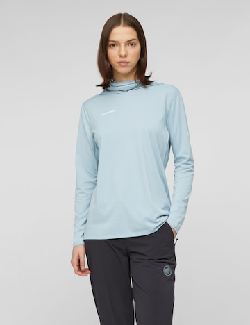 MAMMUT Performance Shirt in Blue: front