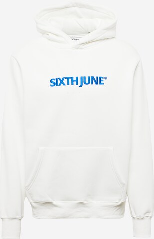 Sixth June Sweatshirt in Wit: voorkant