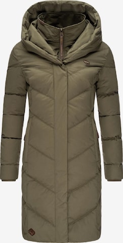 Manteau d’hiver 'Natalka' Ragwear en vert : devant