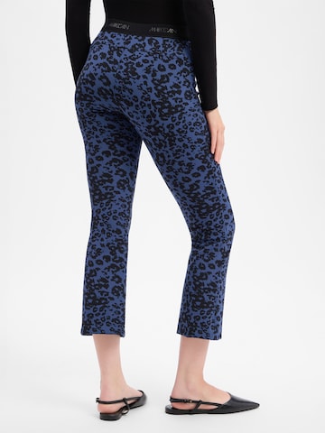 Marc Cain Flared Leggings 'Frederica' in Blauw