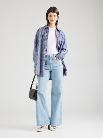 Wide leg Jeans di GUESS in blu