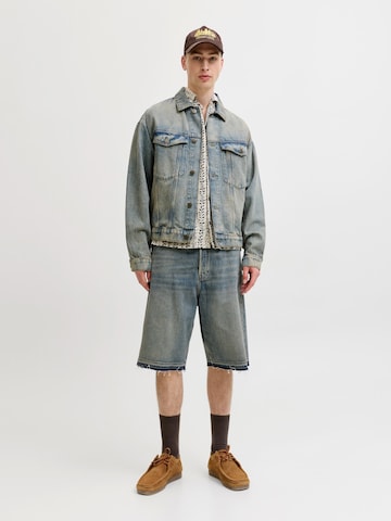 JACK & JONES Luźne Jeansy 'JJIRON JJORIGINAL' w kolorze niebieski