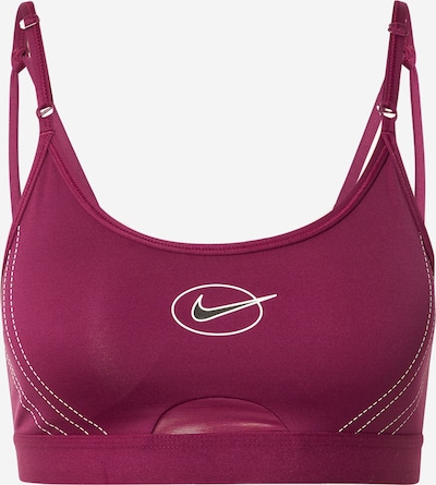 NIKE Soutien-gorge de sport 'INDY' en gris / rouge / blanc, Vue avec produit