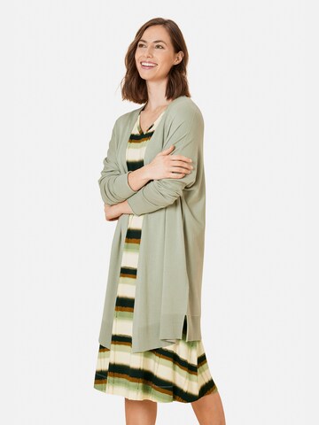 Masai Knit Cardigan 'Lindie' in Green: front