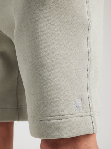 G-STAR Loosefit Housut 'Premium Core' värissä vihreä