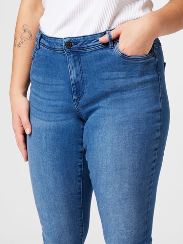 Vero Moda Curve Skinny Jeans 'Fanya' in Blauw