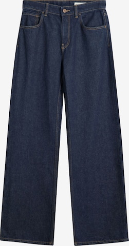 Wide Leg Jean Bershka en bleu : devant