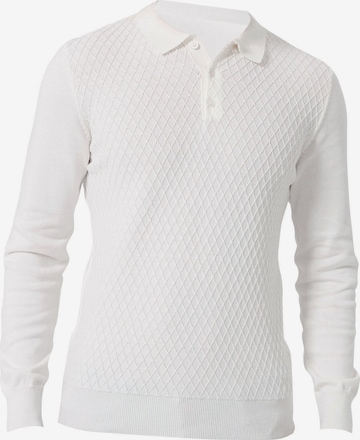 Felix Hardy Sweater in White: front