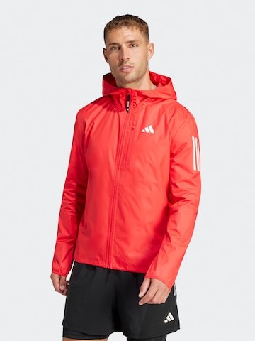 ADIDAS PERFORMANCE Sportjacke 'Own The Run' in Rot: Vorderseite