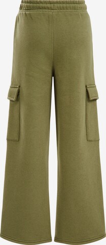 WE Fashion Regular Broek 'Meisjes' in Groen