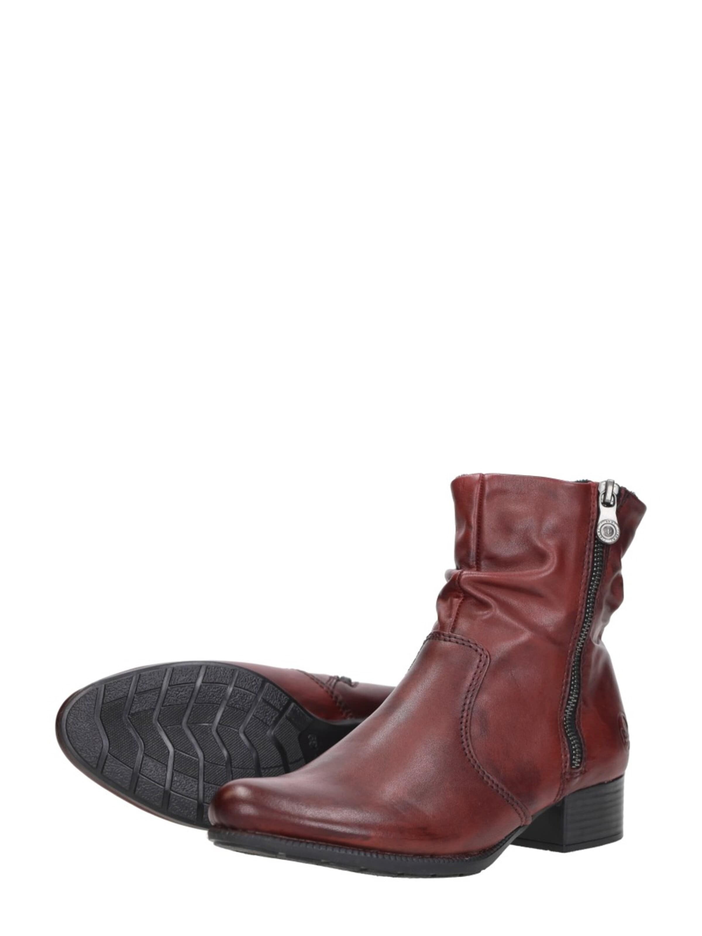 Rieker Boots 'Enkellaarsjes Hak' in Red
