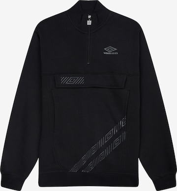 UMBRO Athletic Sweatshirt in Black: front