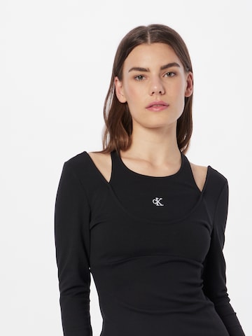 Calvin Klein Jeans Kleid in Schwarz