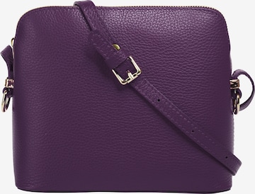 Sac à bandoulière Cluty en violet : devant