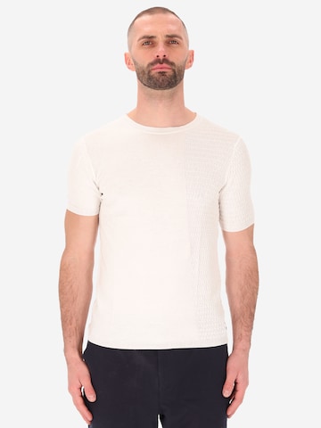 Distretto12 - Camiseta ' PATCH ZED ' en blanco: frente