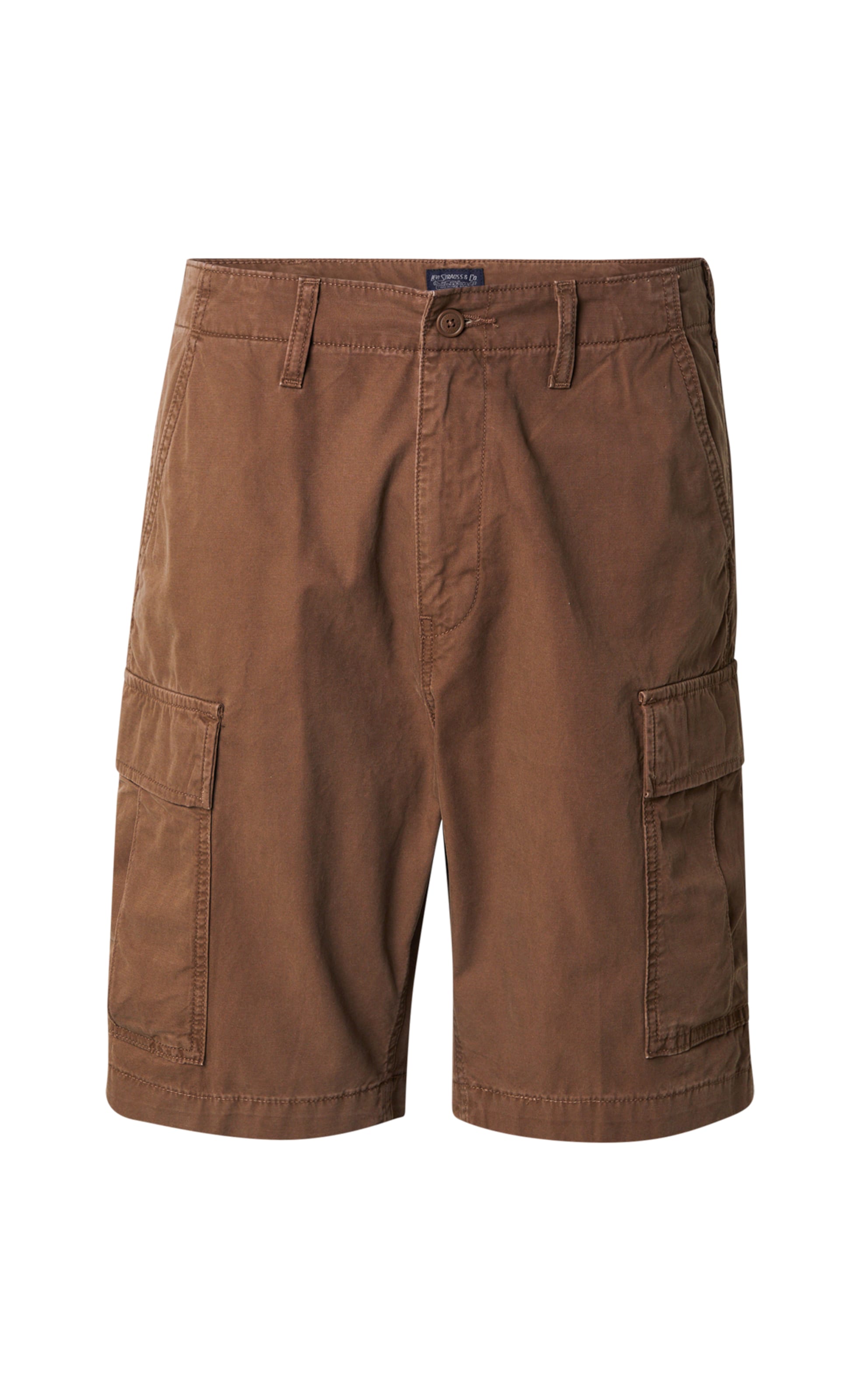 ruda LEVI'S ® Laisvo stiliaus kelnės 'Carrier Cargo Shorts': priekis