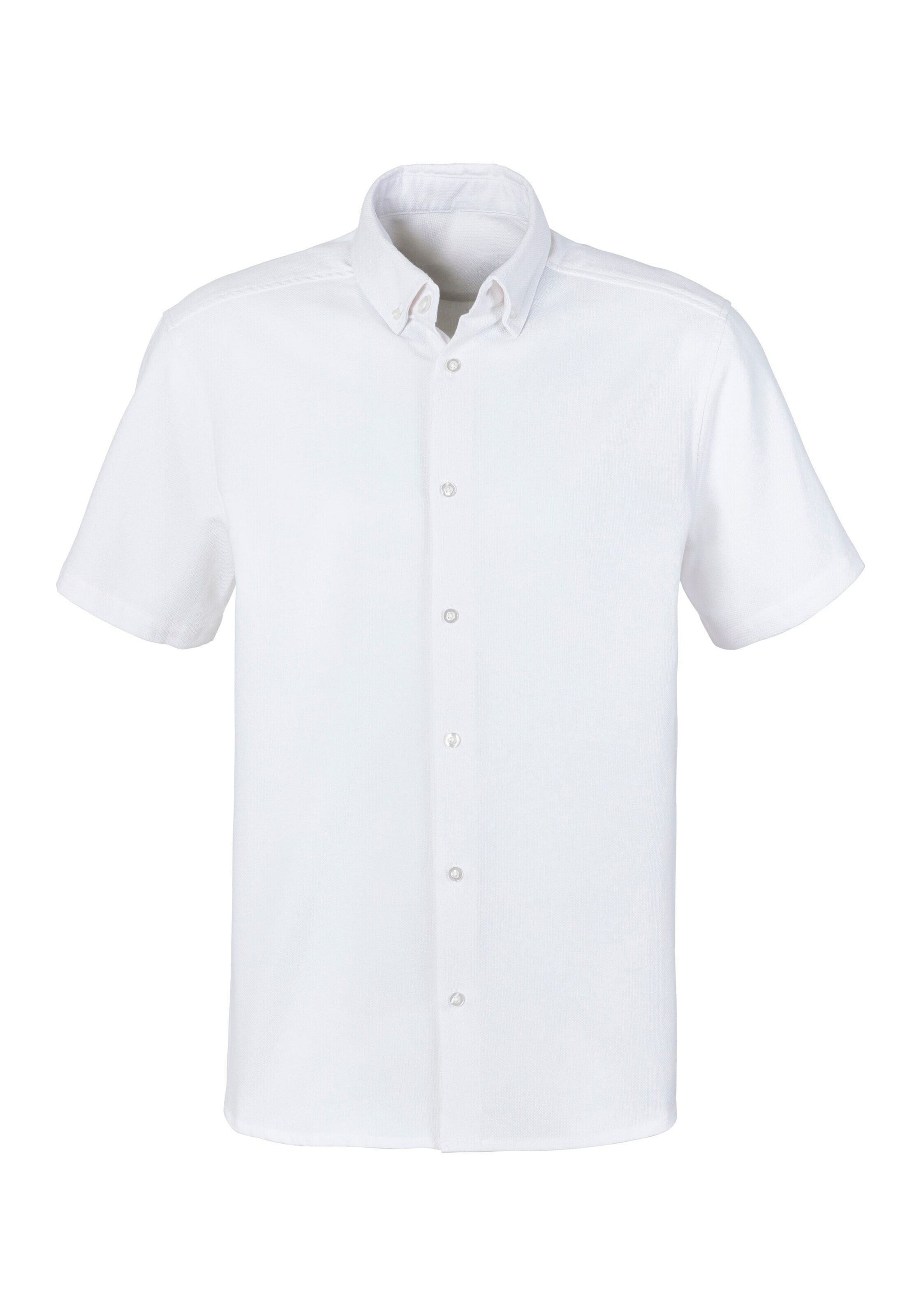 H.I.S Button Up Shirt in White: front