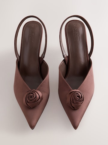 Décolleté sling 'Forever Comfort' di Next in marrone