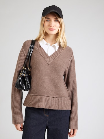 ABOUT YOU Sweter 'Lina' w kolorze beżowy: przód