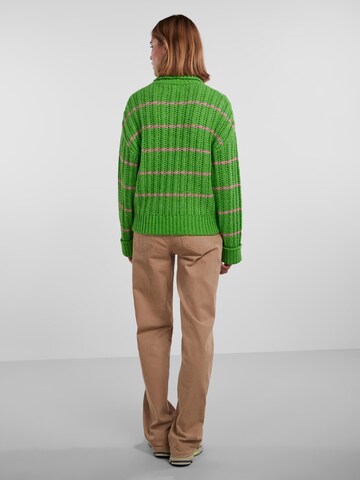 PIECES - Pullover 'Alexandra' em verde