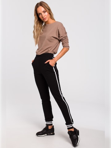 made of emotion - Slimfit Pantalón en negro