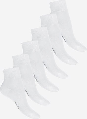 footstar Socks 'Comfort Fit' in White: front