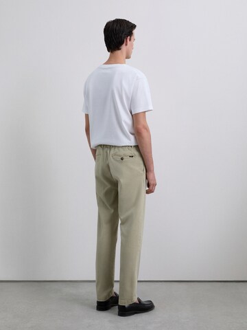 Scalpers Обычный Брюки со складками в Бежевый