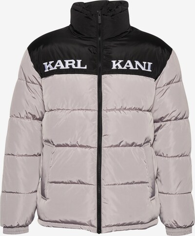 Giacca invernale 'Essential' Karl Kani di colore grigio chiaro / nero / bianco, Visualizzazione prodotti