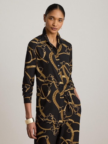 Camicia da donna di Lauren Ralph Lauren in nero: frontale