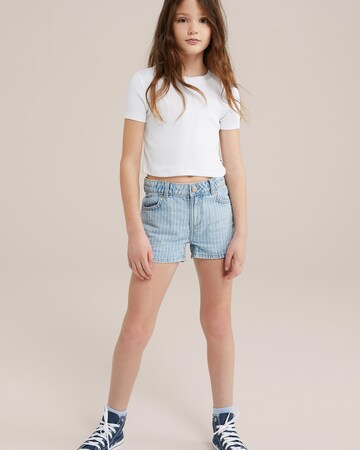 WE Fashion Slim fit Jeans in Blue