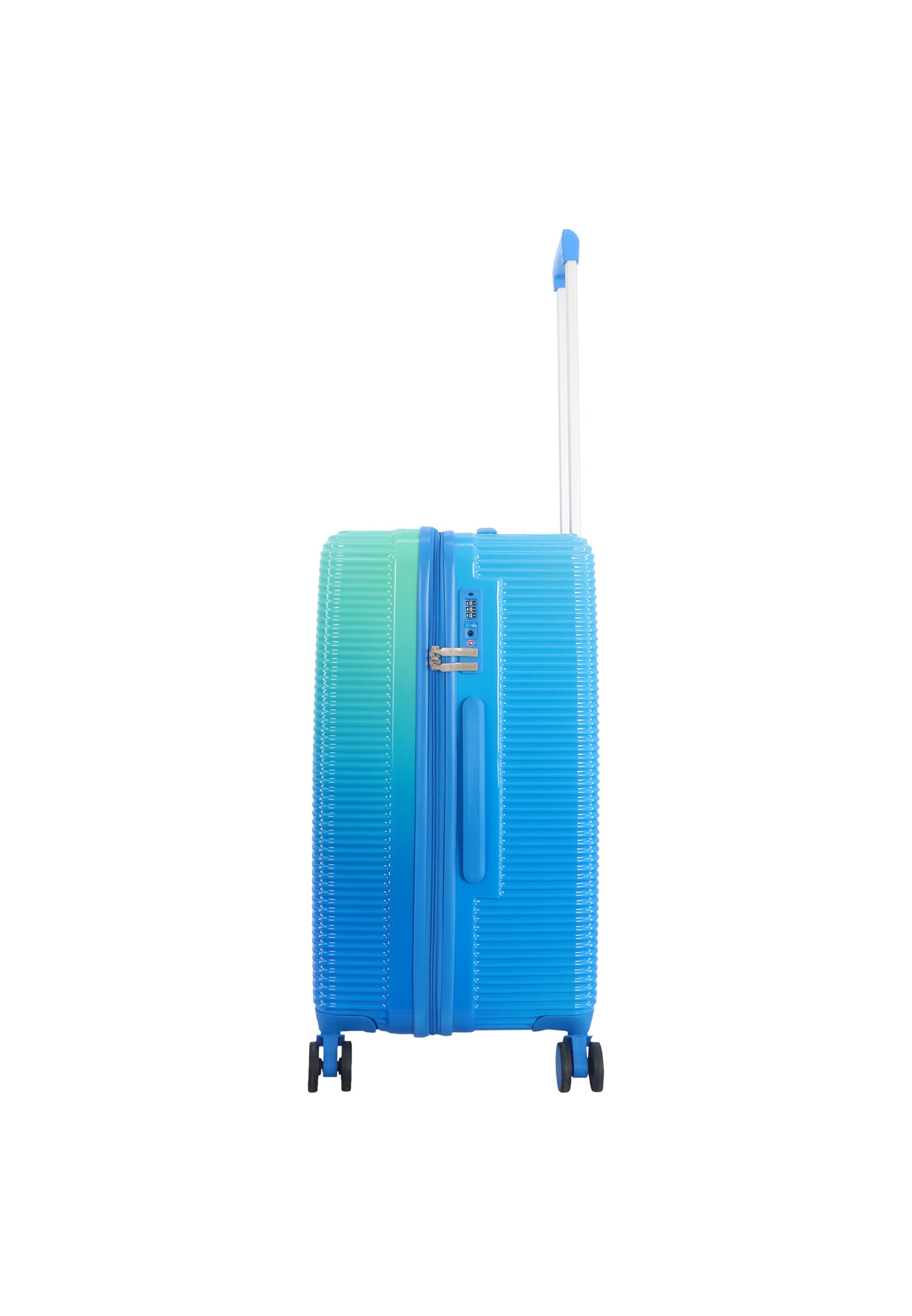 Saxoline Suitcase 'Twist Trunk' in Blue