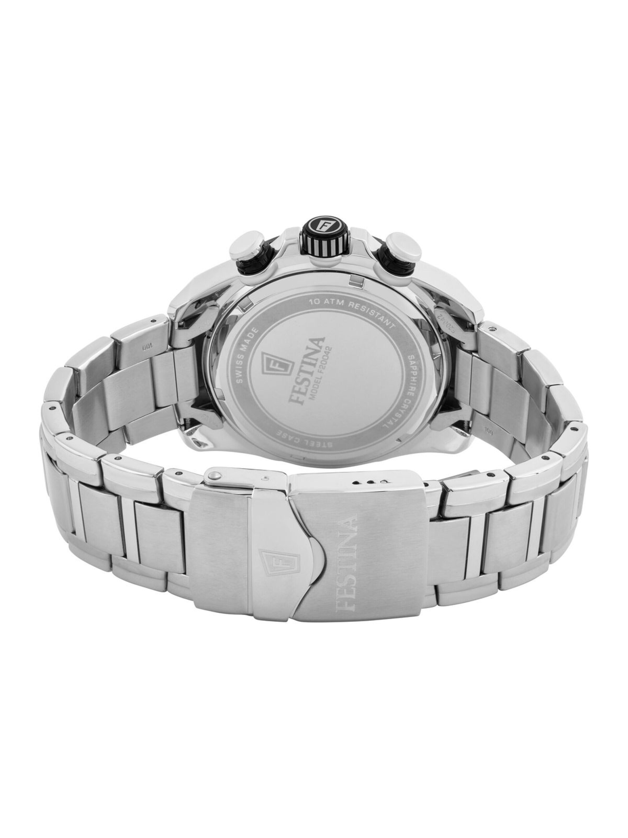 FESTINA Analogové hodinky 'Chronograph Chrono Swiss Made' – červená