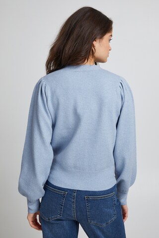 ICHI Knit Cardigan 'Kate' in Blue