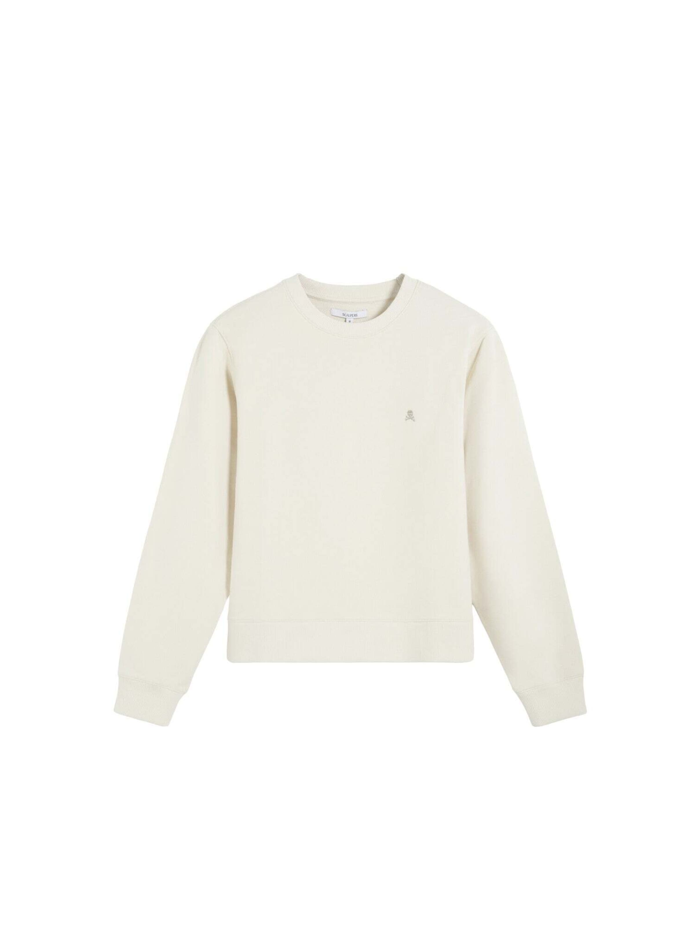 Bluză de molton de la Scalpers pe alb: față