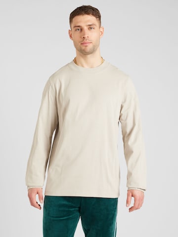 WEEKDAY Sweatshirt 'Greg' in Bruin: voorkant