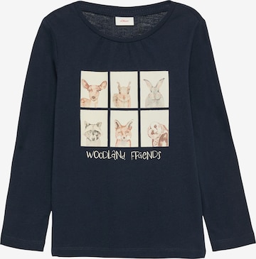 s.Oliver Shirt in Blue: front