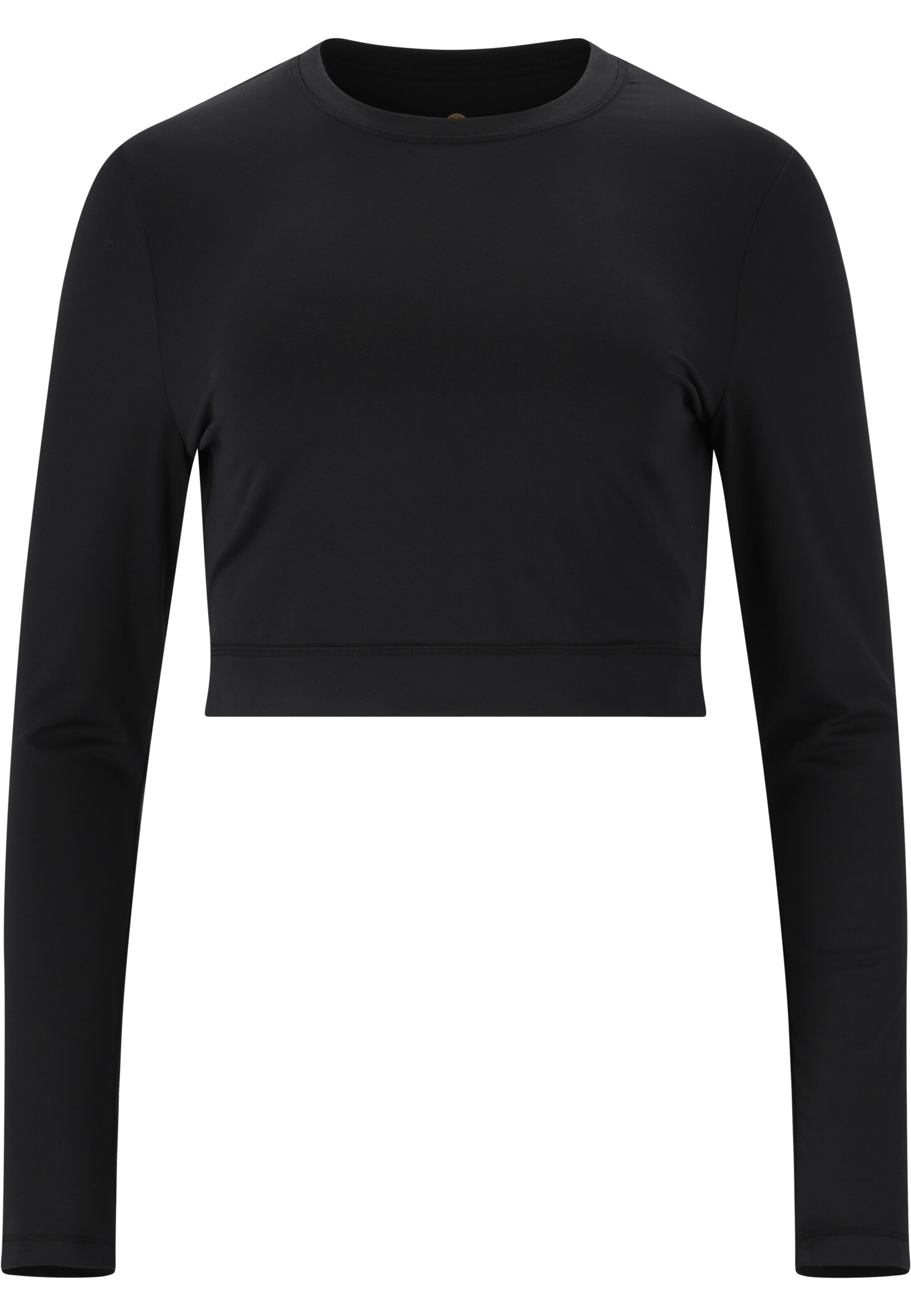 Athlecia Langarmshirt in Schwarz: Vorderseite