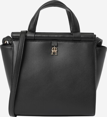 TOMMY HILFIGER - Bolso de mano en negro: frente